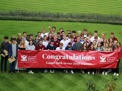 Students celebrate their A Level results