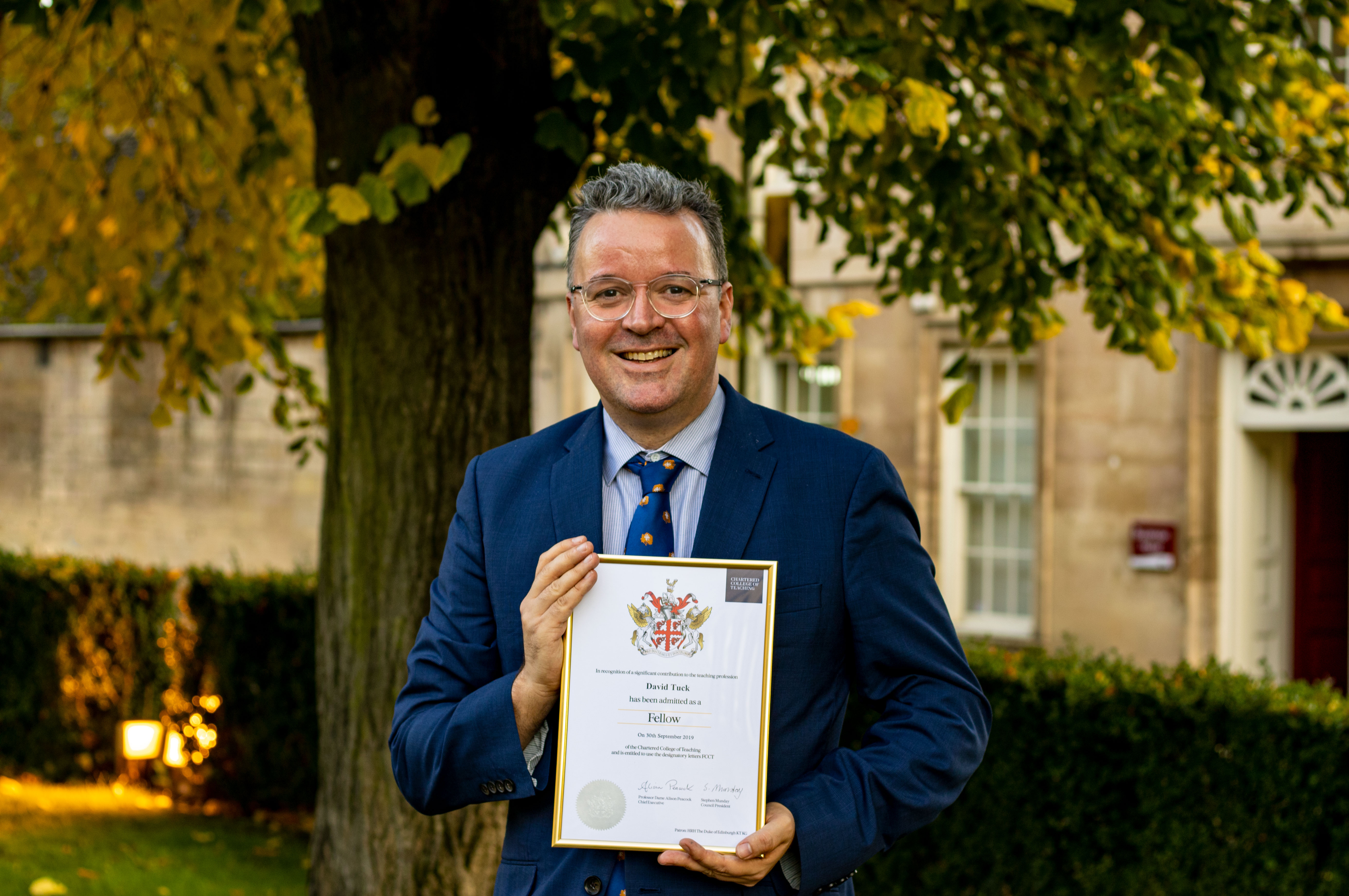 Stamford School teacher awarded fellowship status by Chartered College of Teaching
