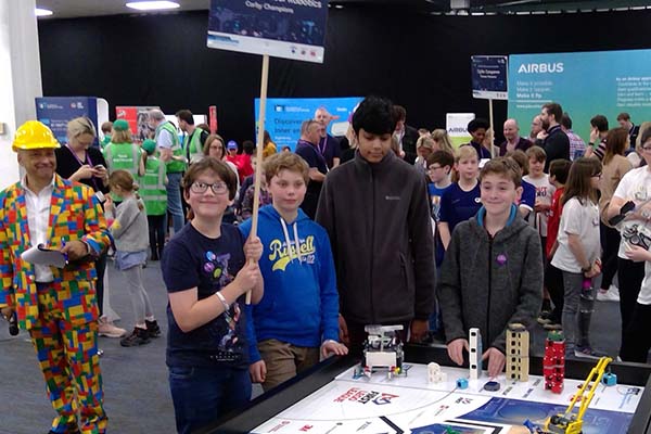 The team at the Lego League Final