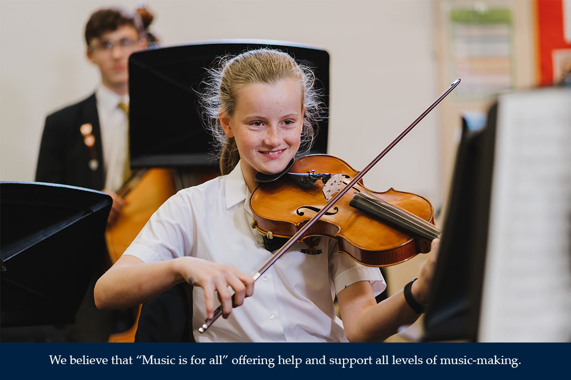 We believe that “Music is for all” We believe that “Music is for all”