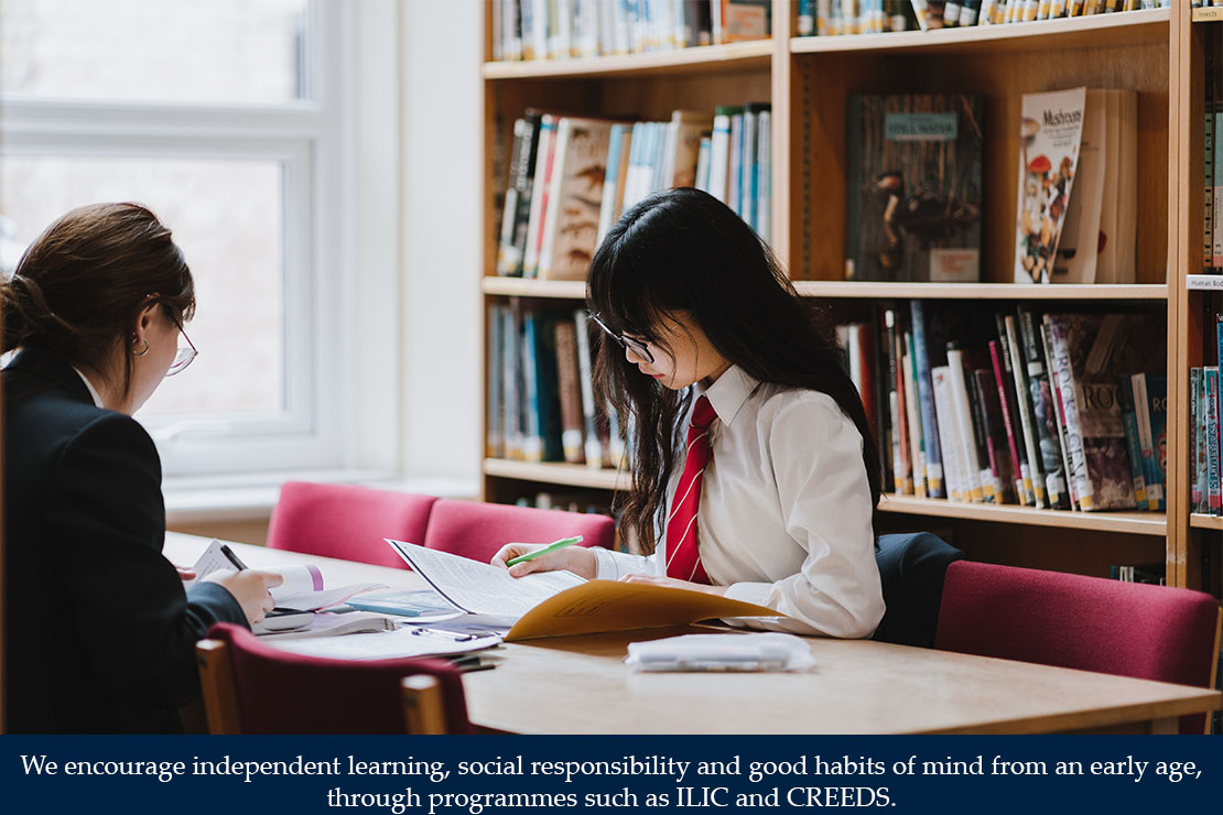 We encourage independent learning and social responsibility We encourage independent learning and social responsibility
