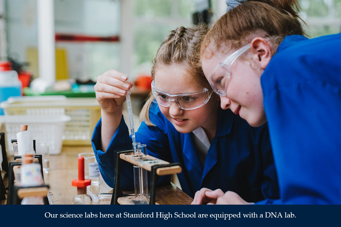 Our science labs here at Stamford High School Our science labs here at Stamford High School