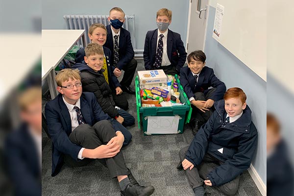 Student donations support foodbank