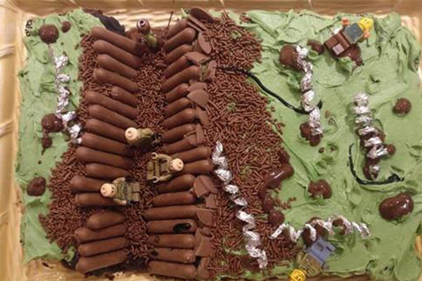 Noah Durose WWI trench cake