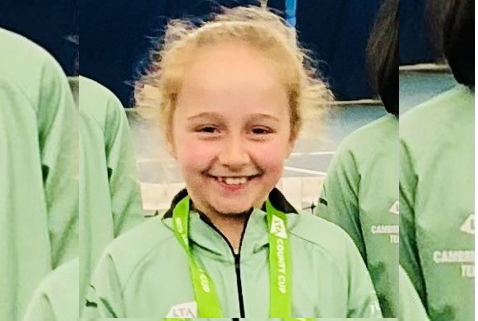 Isabella wins gold for Cambridgeshire