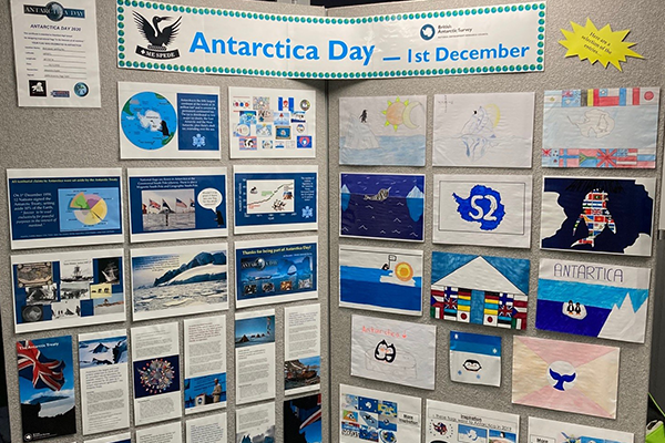 Antarctica day board